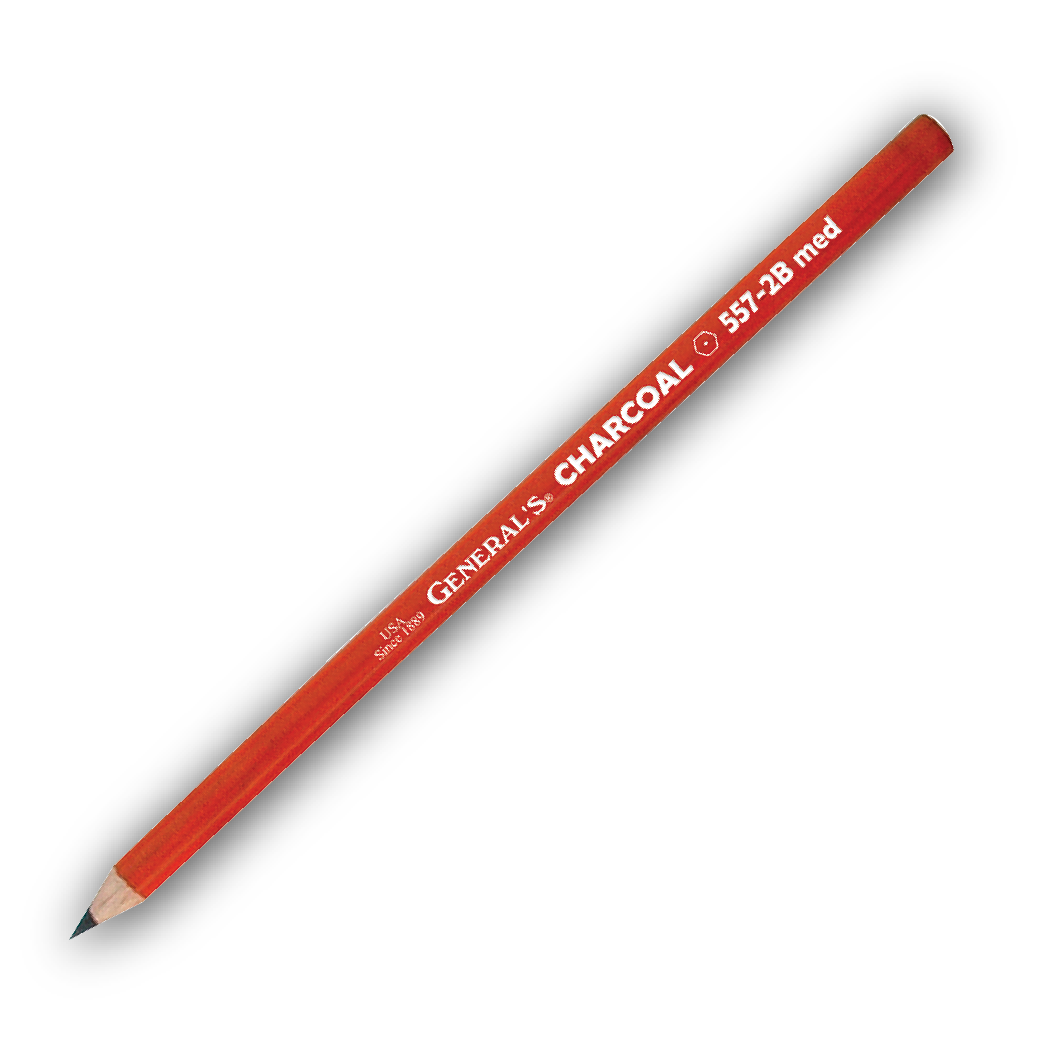 General Pencil Charcoal Pencil, 2B