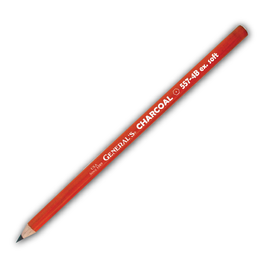 General Pencil Charcoal Pencil, 4B