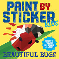 Paint by Sticker Kids Books, Beautiful Bugs