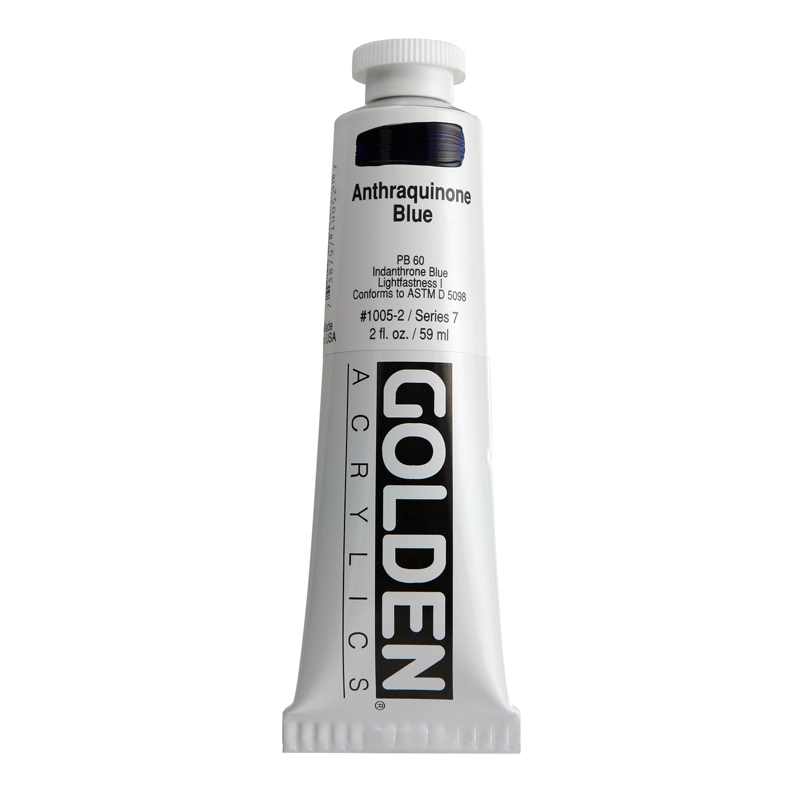 Golden Heavy Body Acrylic, 2 oz., Blues
