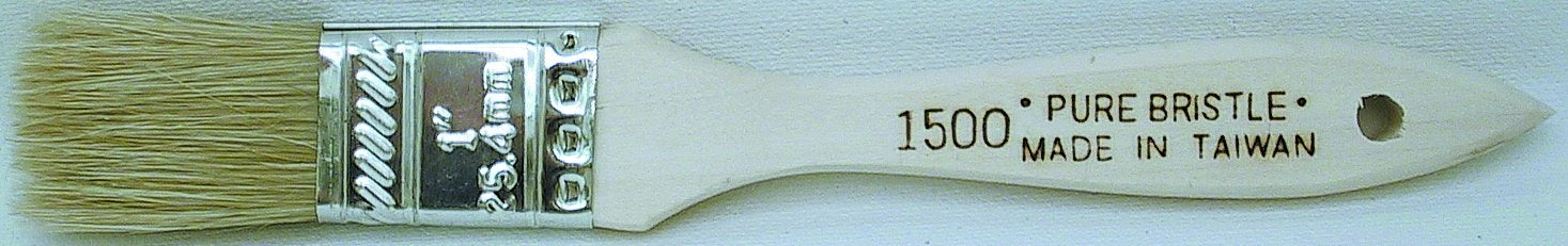 Linzer Brush Varnish & Chip Brush, White Bristle
