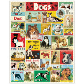 Cavallini Dogs Vintage Puzzle