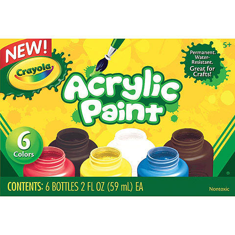 Crayola Acrylic Paint 6 Set