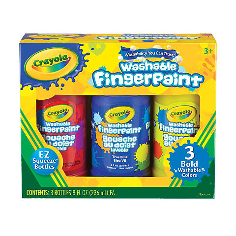 Washable Fingerpaint Set Brigh