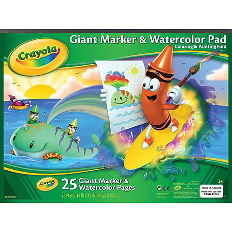 Giant Marker & Watercolor Pad