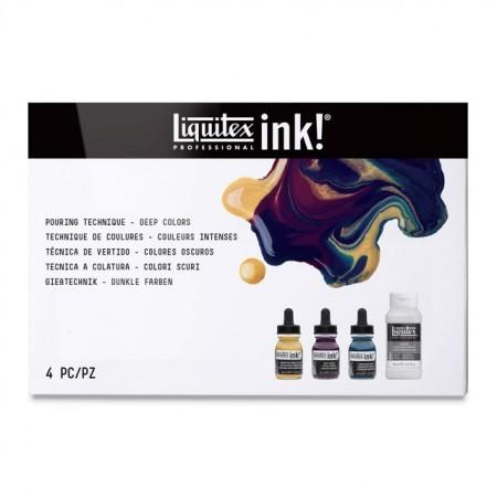 Liquitex Ink! Explore Pouring Deep Color Set