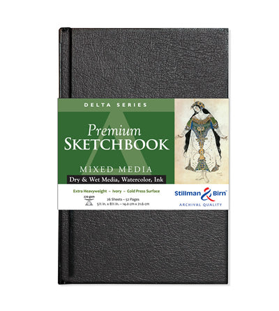 Delta Series Premium Hard-Cover Sketch Books