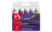 Box of 5 Tubes of Paint GOUACHE STUDIO 10 ml