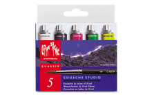 Load image into Gallery viewer, Box of 5 Tubes of Paint GOUACHE STUDIO 10 ml
