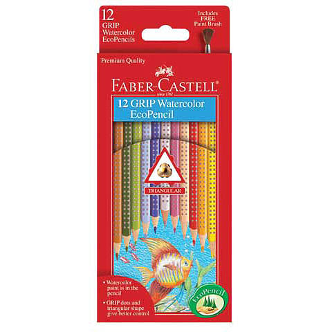 GRIP Watercolor Eco Pencils Sets 12