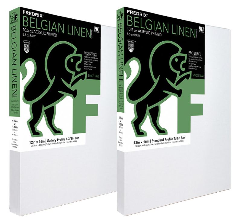 Fredrix Pro Linen Studio Wrap Canvas