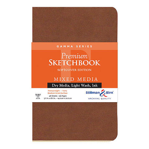 Gamma Series Premium Soft-Cover Sketch Books