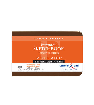 Gamma Series Premium Soft-Cover Sketch Books