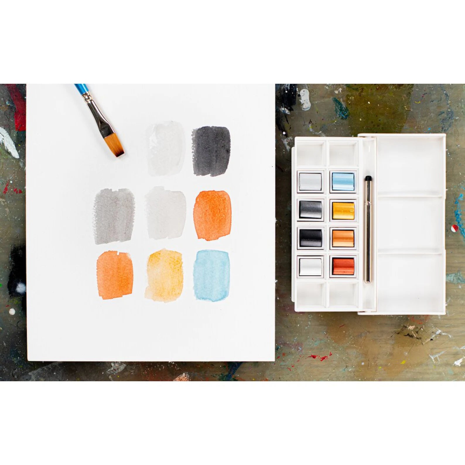 Winsor & Newton Cotman Watercolor Metallic Pocket Box