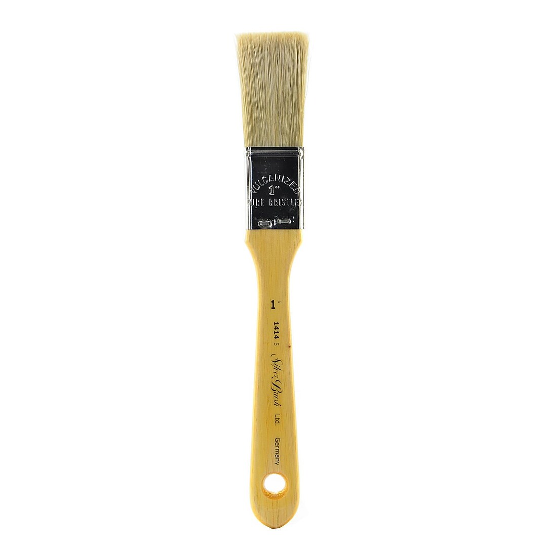 Silver Brush Bulletin Cutter 1414S White Bristle Varnish Brush