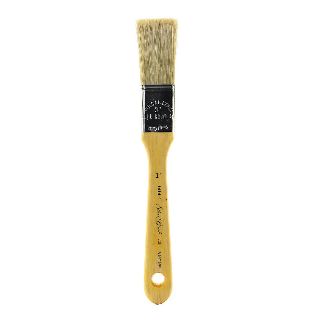 Silver Brush Bulletin Cutter 1414S White Bristle Varnish Brush