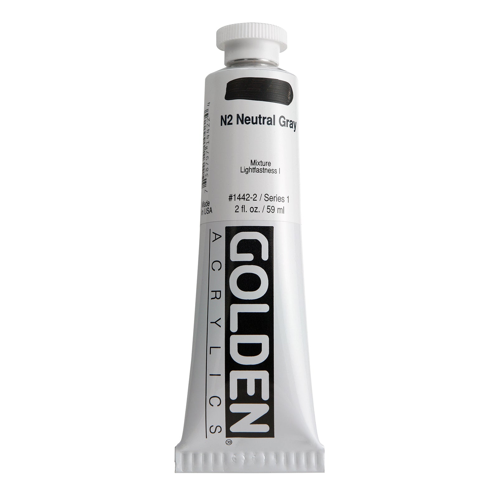 Golden Heavy Body Acrylic, 2 oz., Grays