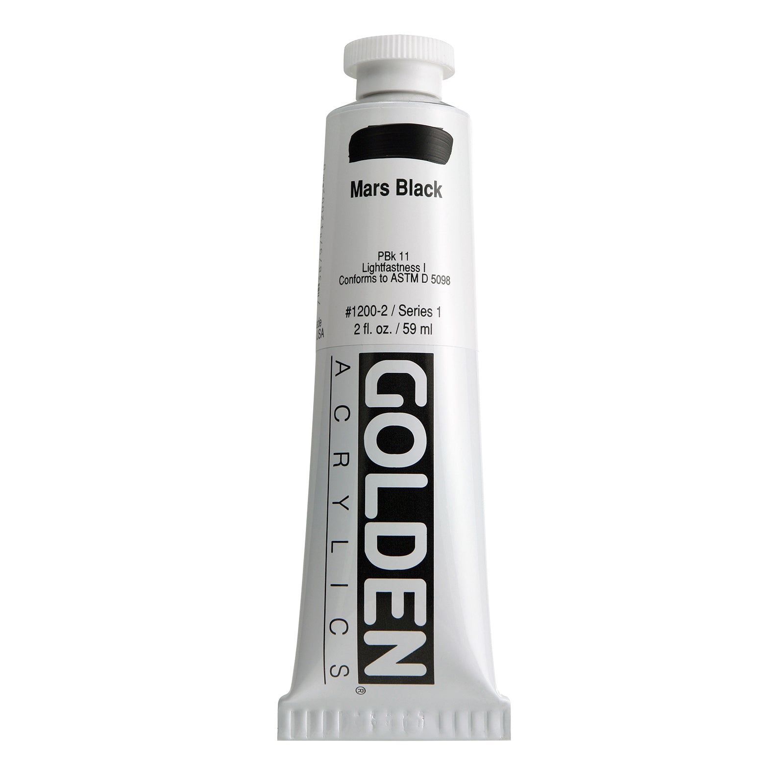 Golden Heavy Body Acrylic, 2 oz., Blacks