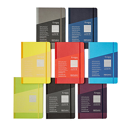 Ecoqua+ Fabric-Bound Notebooks - 3.5" x 5.5"