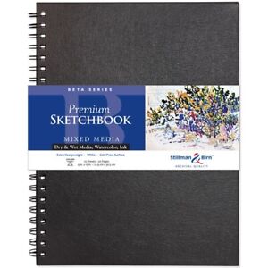 Beta Series Premium Hard-Cover Wirebound Sketch Books