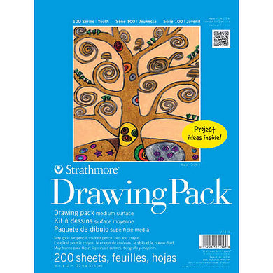 Jack Richeson Spiral Binding Heavy Weight Drawing Pad, 80 lb, 12 x 18 in, 30 Sheets
