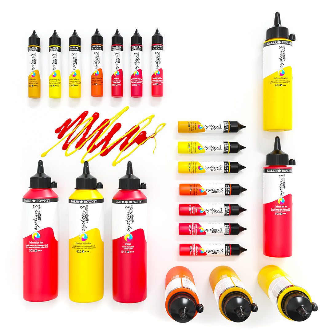System 3 Fluid Acrylics 500ml