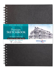 Epsilon Series Premium Hard-Cover Wire-Bound Sketch Books