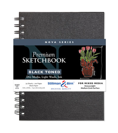 Nova Series Hard-Cover Wire-Bound Sketch Books