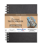 Nova Series Hard-Cover Wire-Bound Sketch Books