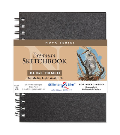 Nova Series Hard-Cover Wire-Bound Sketch Books