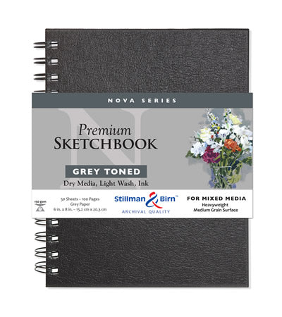 Nova Series Hard-Cover Wire-Bound Sketch Books