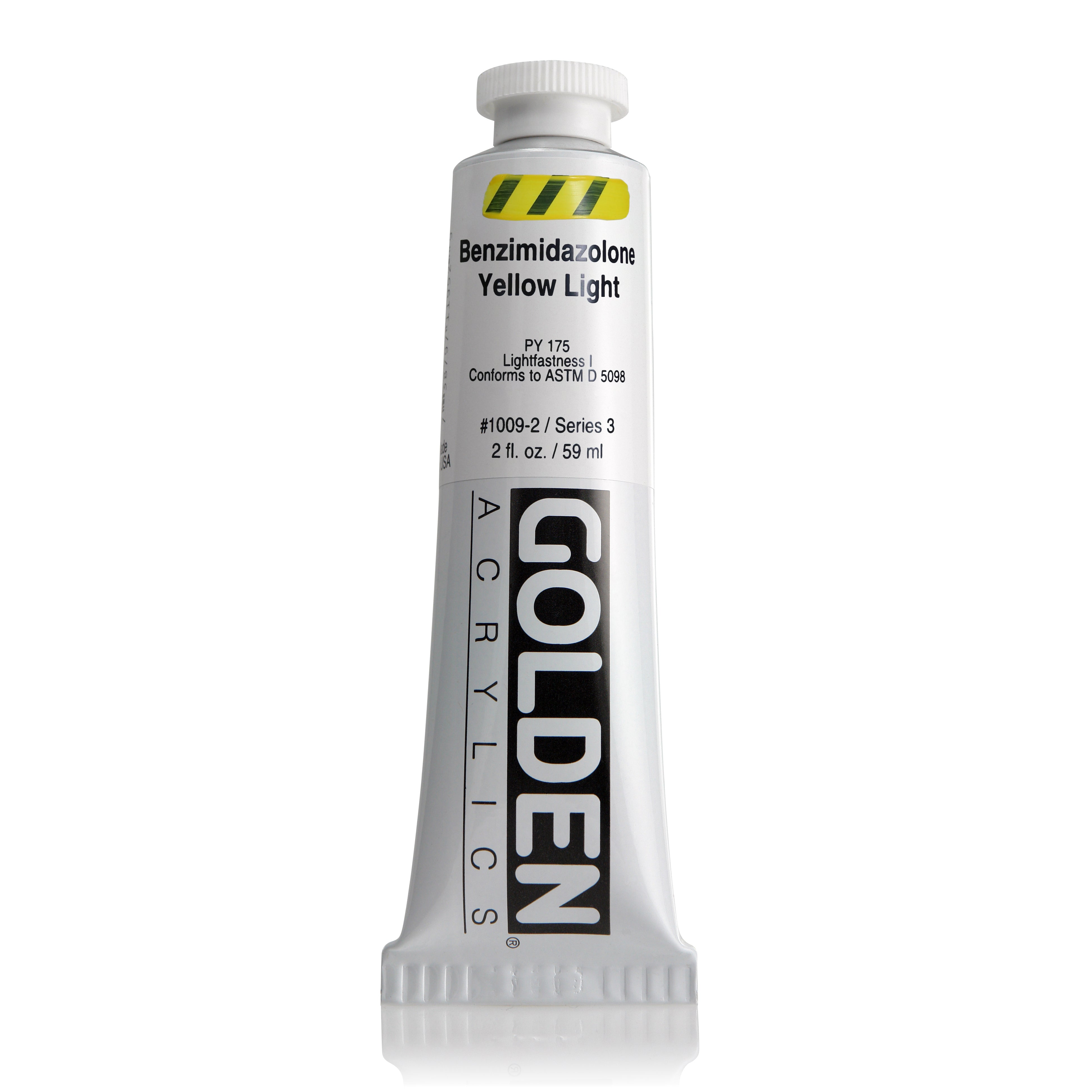 Golden Heavy Body Acrylic, 2 oz., Yellows