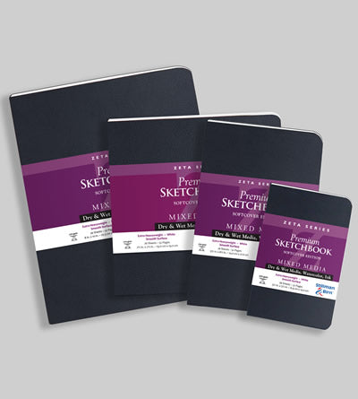 Zeta Series Premium Soft-Cover Sketch Books