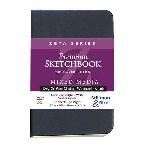 Zeta Series Premium Soft-Cover Sketch Books
