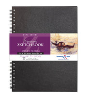 Zeta Series Premium Hard-Cover Wire-Bound Sketch Books