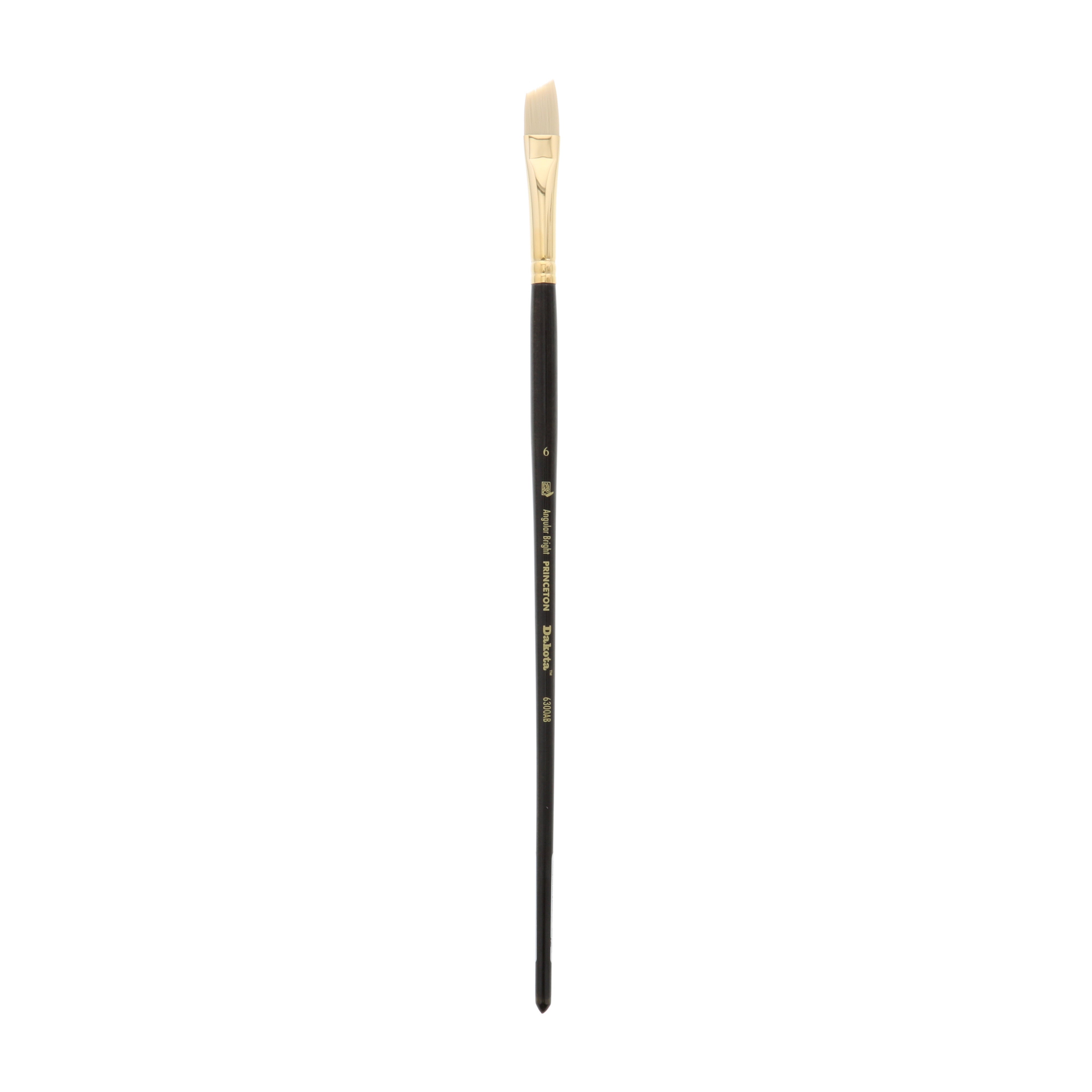 Princeton Brush Dakota Synthetic Hog Bristle Oil & Acrylic Brush, Angular Bright